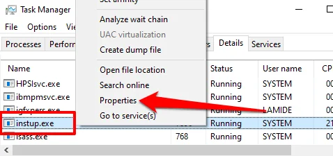 Instup.exe là gì và nó có an toàn không? 10 Instup.exe là gì và nó có an toàn không?