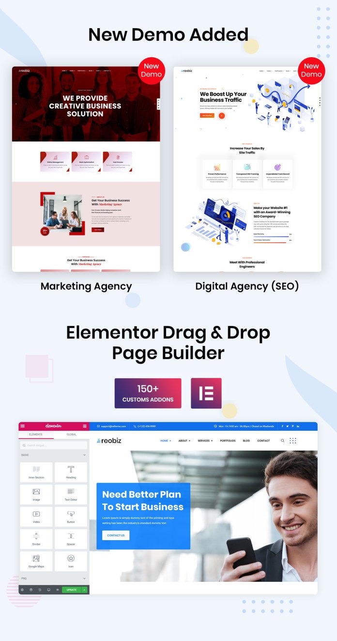 Reobiz - Tư vấn WordPress Doanh nghiệp Theme 