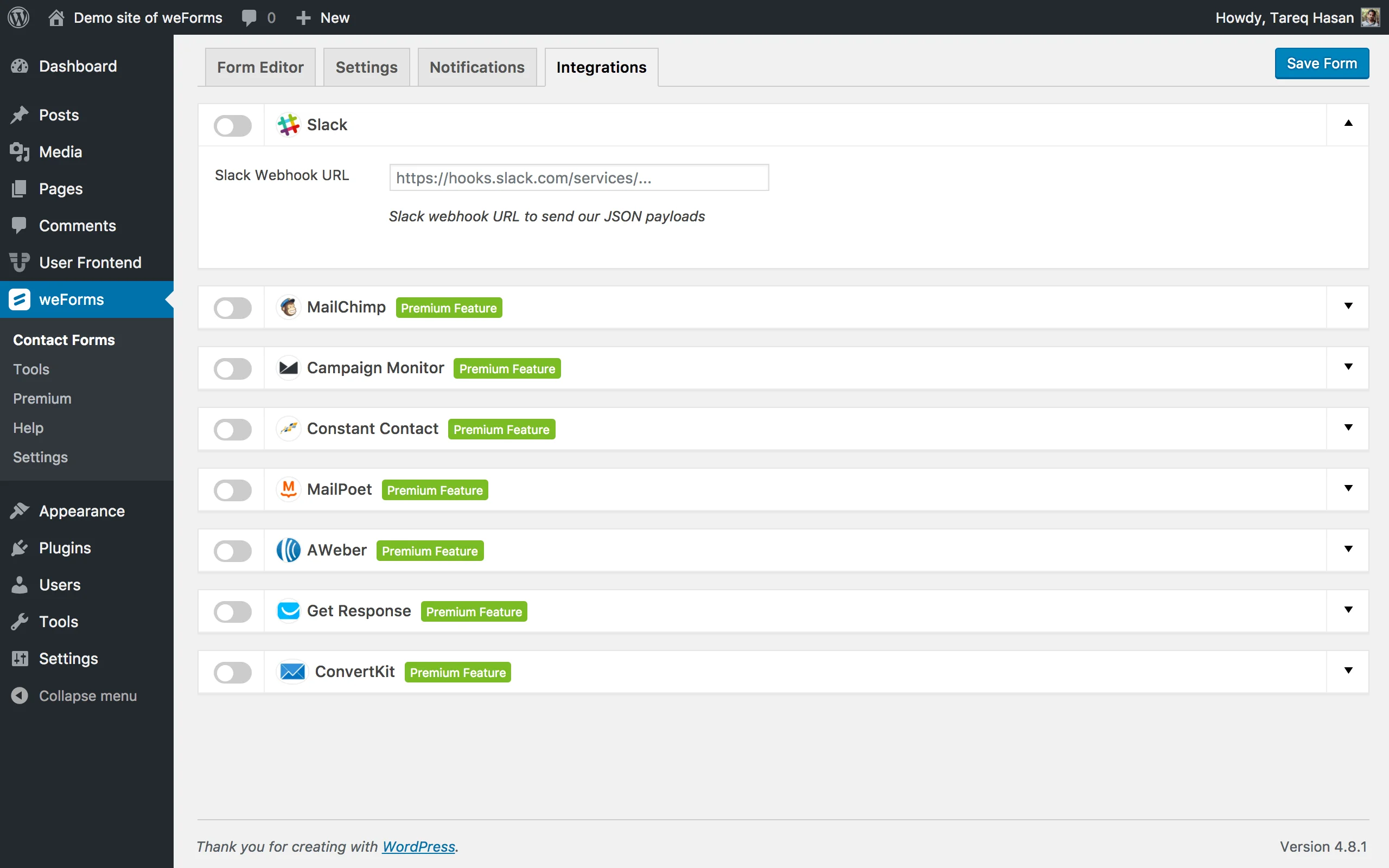 weForms PRO v1.3.17 NULLED - Fastest Contact Form Plugin For WordPress By weDevs