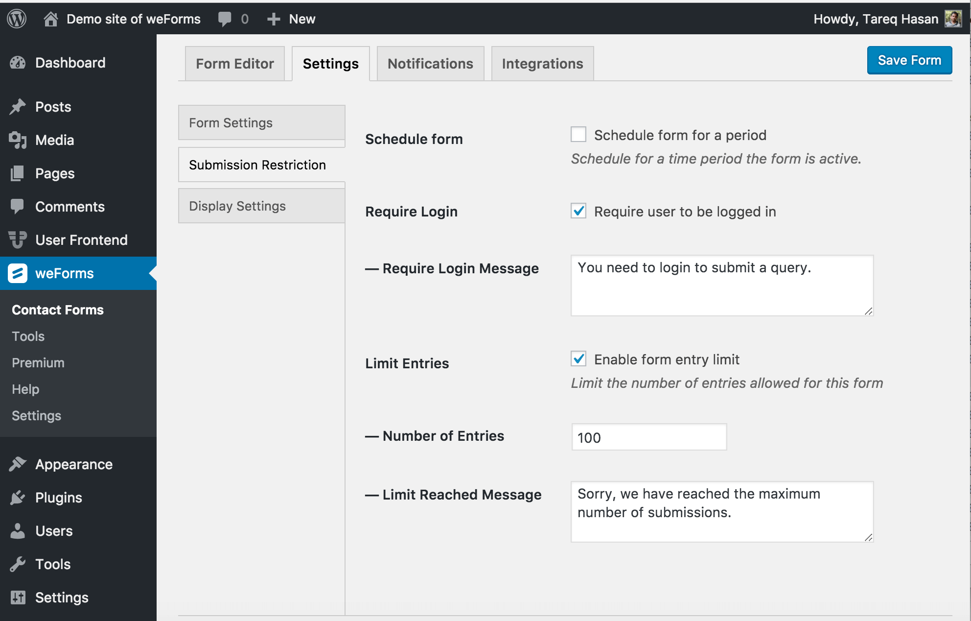 weForms PRO v1.3.17 NULLED - Fastest Contact Form Plugin For WordPress By weDevs