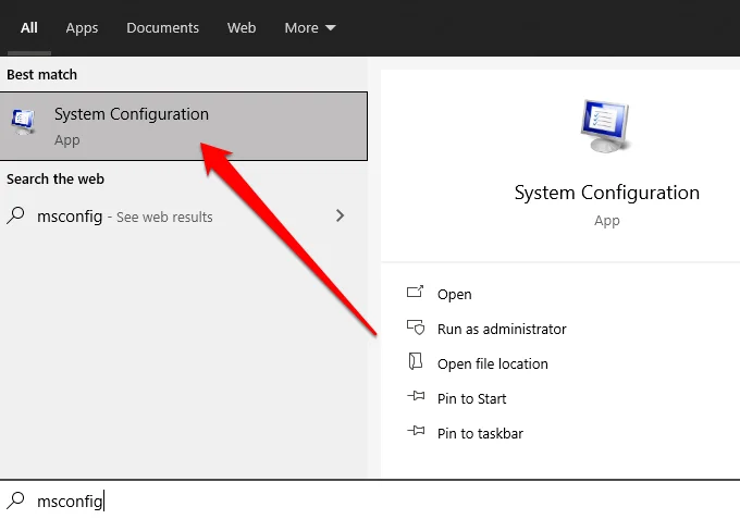 Cách thực hiện khởi động Clean Boot trong Windows 10