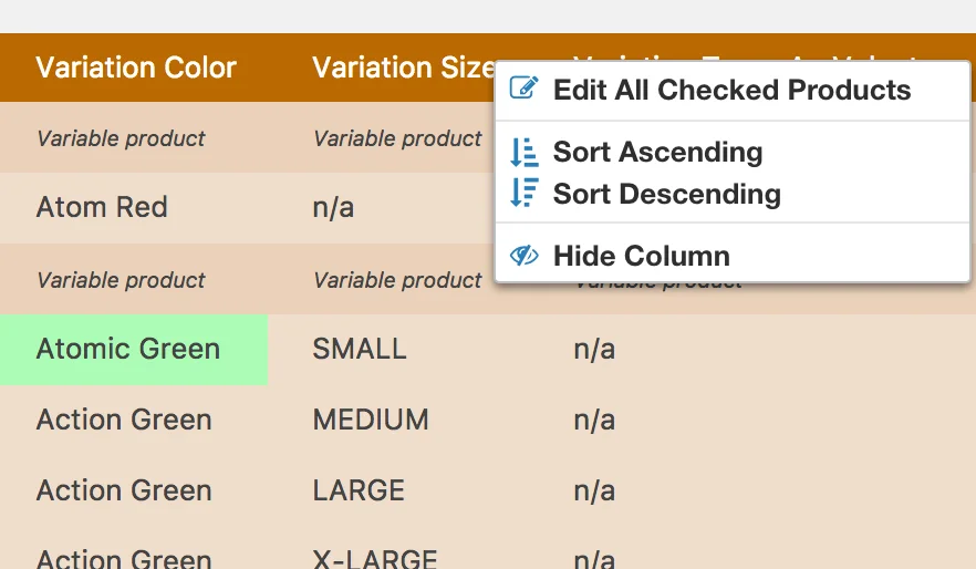 PW WooCommerce Bulk Edit Pro v2.330 NULLED - PimWick 8 Chỉnh sửa các Biến thể riêng lẻ hoặc hàng loạt