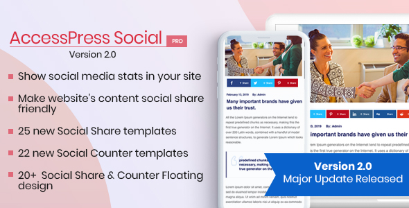 Download: AccessPress Social Pro
