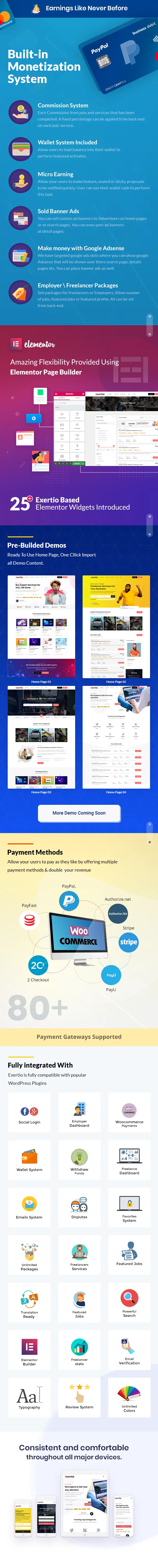 Exertio - Freelance Marketplace WordPress Theme
