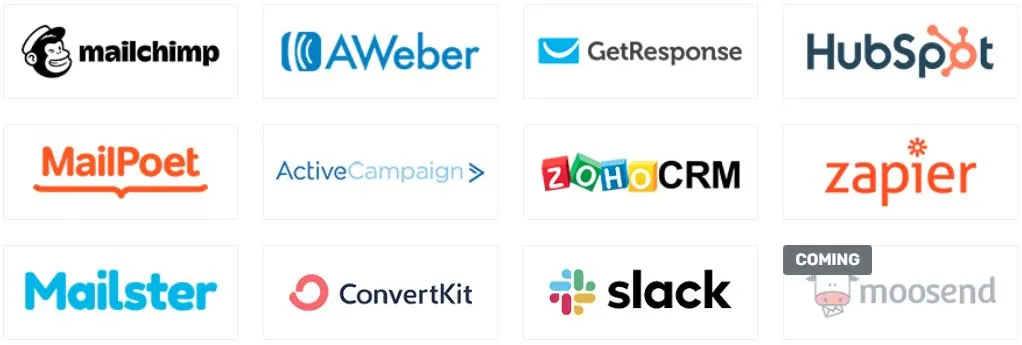 MetForm được tích hợp với