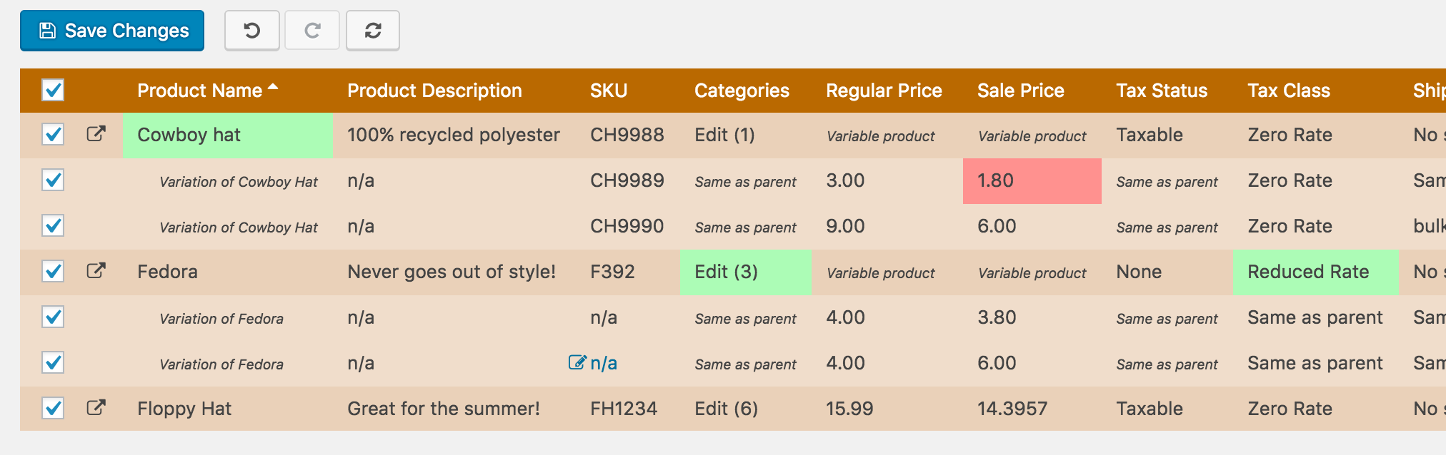 PW WooCommerce Bulk Edit Pro v2.330 NULLED - PimWick 2 Xem trước tất cả các thay đổi trước khi lưu