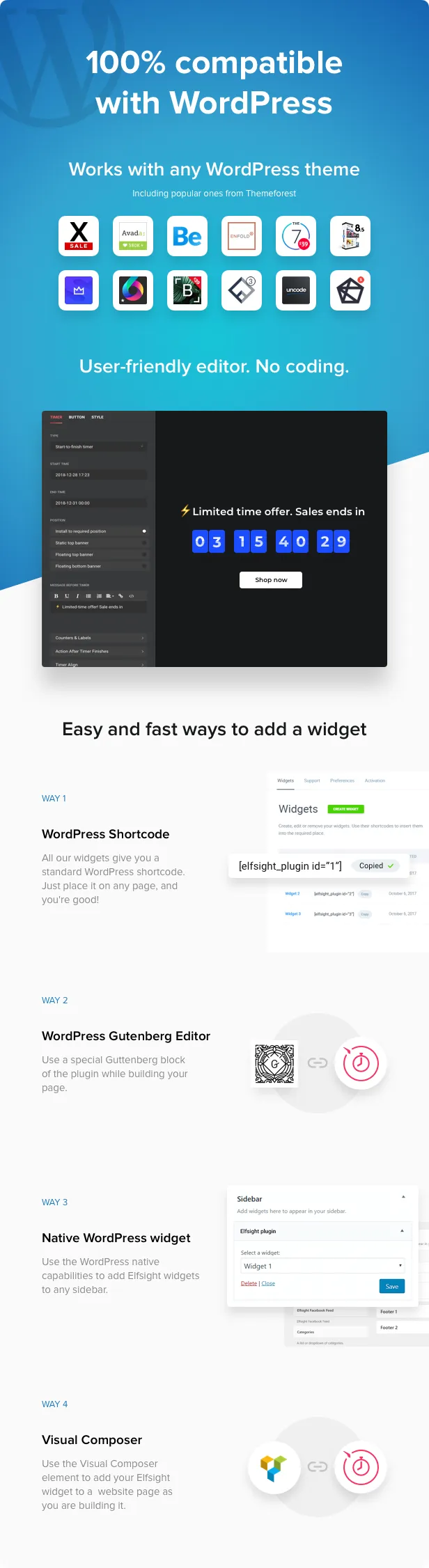 Tải xuống: Đồng hồ đếm ngược - Plugin Bộ hẹn giờ đếm ngược WordPress 2 Hẹn giờ đếm ngược - Plugin Bộ hẹn giờ đếm ngược của WordPress - 2