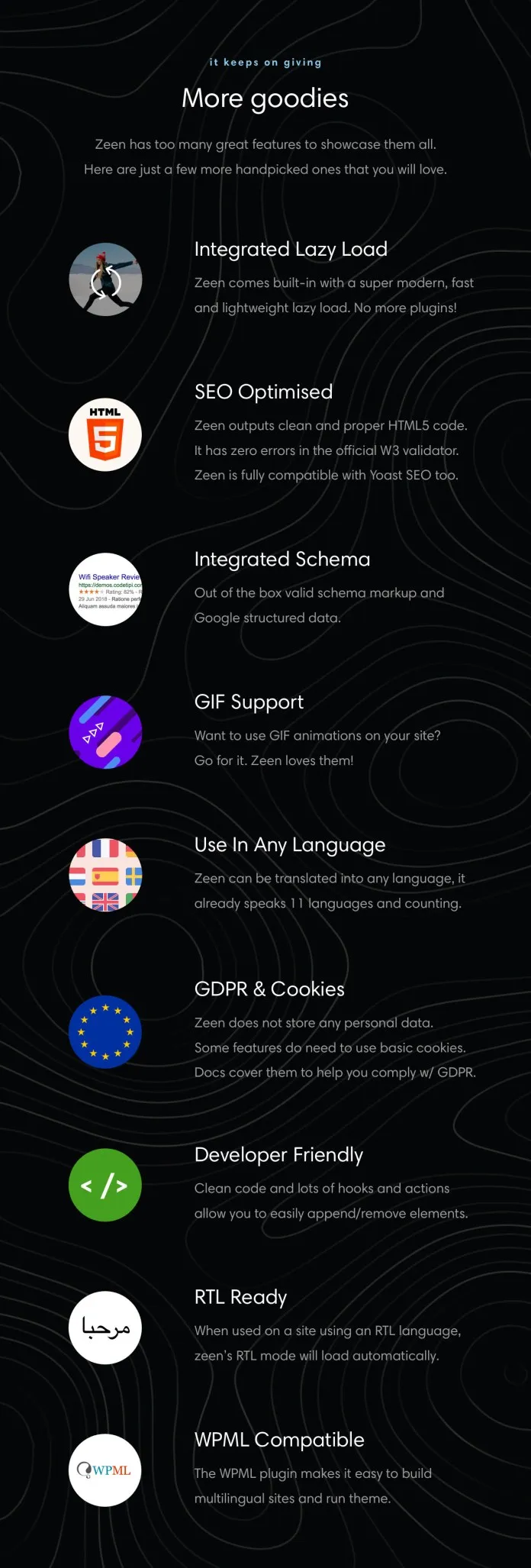 Zeen có Lazyload tích hợp