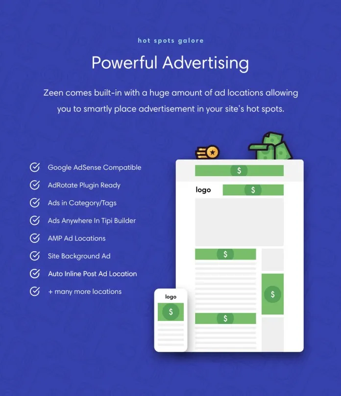 Tạp chí đã sẵn sàng của AdSense Chủ đề