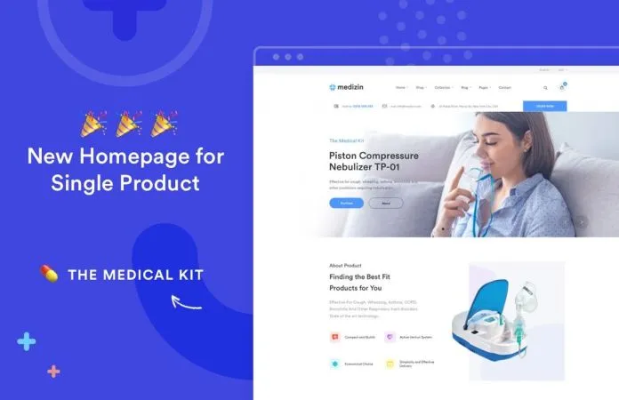 Medizin - Y tế Elementor WooCommerce Theme - 2