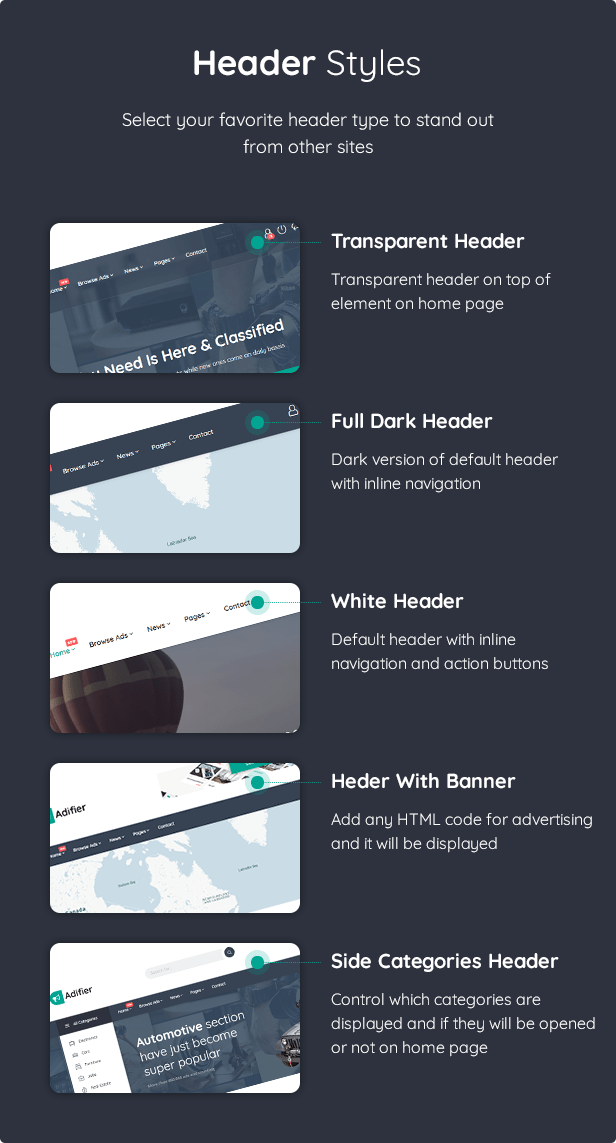 Adifier - Quảng cáo được phân loại WordPress Theme - 18