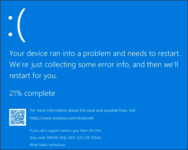 Ví dụ 2-BSOD-Lỗi - Help Desk Geek Cách phân tích tệp kết xuất bộ nhớ (.dmp) trong Windows 10 hình 2