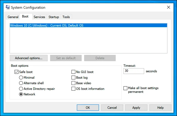 3-Windows-Chế độ an toàn - Help Desk Geek Cách phân tích tệp kết xuất bộ nhớ (.dmp) trong Windows 10 hình 3