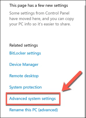 5-Hệ thống mở-nâng cao-Settings - Bàn trợ giúp Geek Cách phân tích tệp kết xuất bộ nhớ (.dmp) trong Windows 10 hình 5