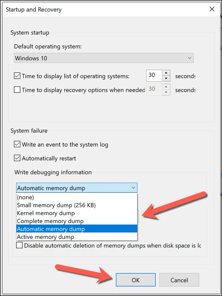7-Set-BSOD-Log-Detail - Bộ phận trợ giúp Geek Cách phân tích tệp kết xuất bộ nhớ (.dmp) trong Windows 10 hình 7