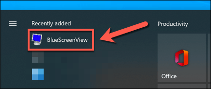 14-Launch-BlueScreenView - Bộ phận trợ giúp Geek Cách phân tích tệp kết xuất bộ nhớ (.dmp) trong Windows 10 hình 14