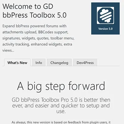 GD bbPress Toolbox Pro v6.7.1 NULLED - Dev4Press Plugins for WordPress