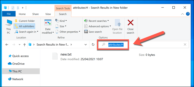 Cách tìm tệp và thư mục ẩn trên Windows 4 Cách tìm tệp và thư mục ẩn trên Windows