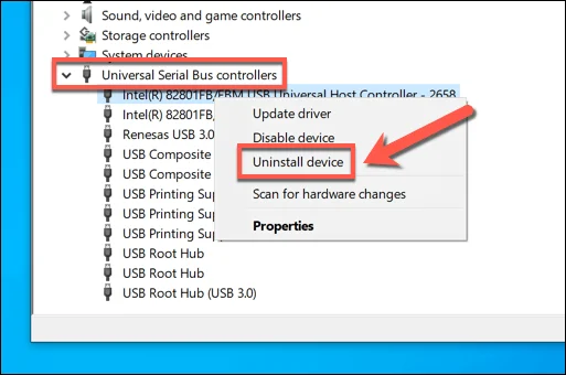 Cách khắc phục sự cố lỗi “Power Surge on USB Port” trên Windows 10 25 Cách khắc phục sự cố lỗi “Power Surge on USB Port” trên Windows 10
