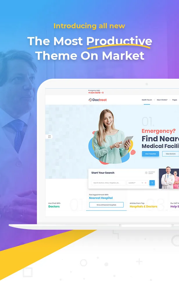 Doctreat - Thư mục Bác sĩ WordPress Theme - 4