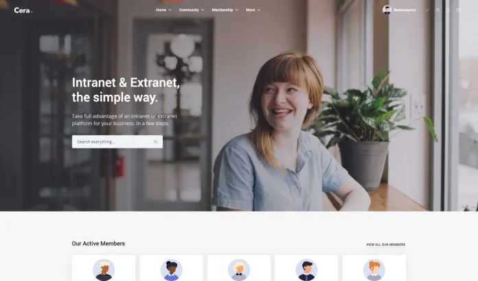 Cera - Intranet & Community Theme - số 8