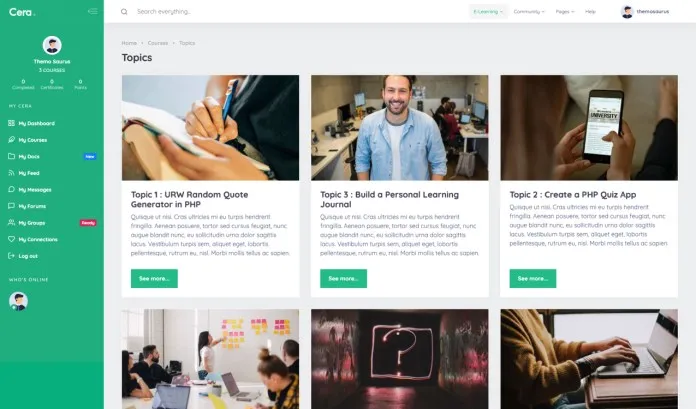 Cera - Intranet & Community Theme - 10