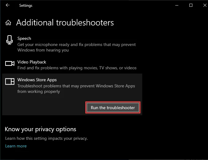 Khắc phục Lỗi “Bạn sẽ cần một ứng dụng mới để mở ms-windows-store này” trong Windows 10 Khắc phục Lỗi “Bạn sẽ cần một ứng dụng mới để mở ms-windows-store này” trong Windows