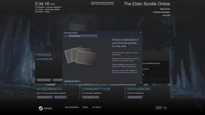 Cách chụp ảnh màn hình trên Steam 6 Cách chụp ảnh màn hình trên Steam