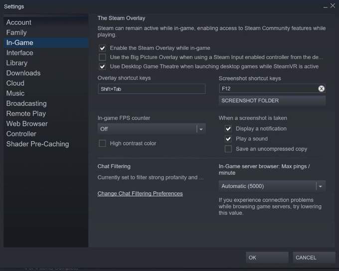 Cách chụp ảnh màn hình trên Steam 2 Cách chụp ảnh màn hình trên Steam