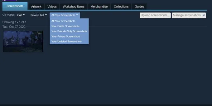 Cách chụp ảnh màn hình trên Steam 12 Cách chụp ảnh màn hình trên Steam