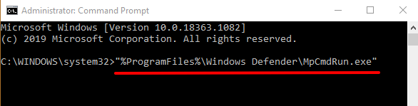 Mpcmdrun.exe là gì và cách sử dụng nó 4 Mpcmdrun.exe là gì và cách sử dụng nó