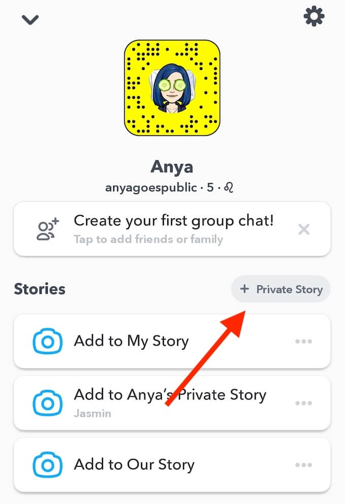 Cách tạo một câu chuyện riêng tư trên Snapchat 10 Cách tạo một câu chuyện riêng tư trên Snapchat