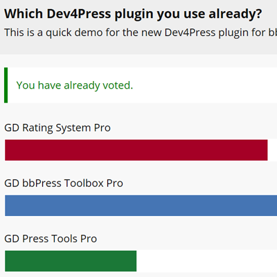 GD Topic Polls Pro for bbPress v3.3.2 NULLED - Dev4Press