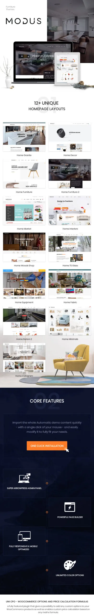 Modus - Modern Furniture WooCommerce Theme 1