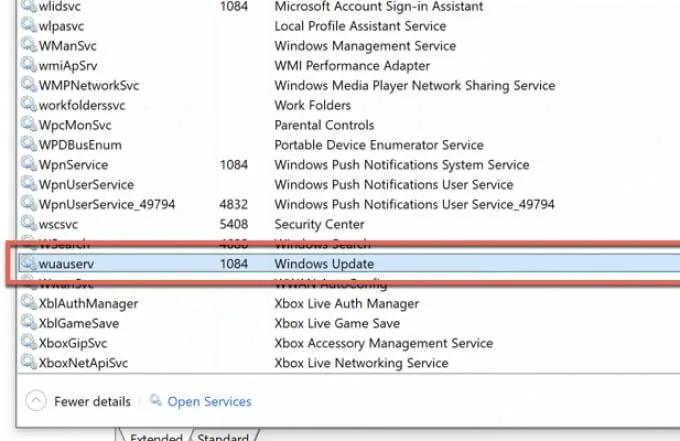 Tại sao Wuauserv lại gây ra tình trạng sử dụng CPU cao và cách khắc phục 2 Tại sao Wuauserv lại gây ra tình trạng sử dụng CPU cao và cách khắc phục