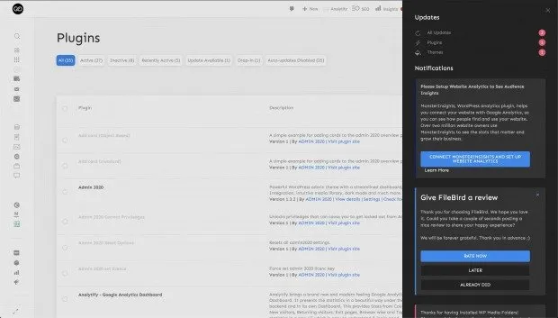 WP Admin 2020 - Modern WordPress Dashboard Theme 5