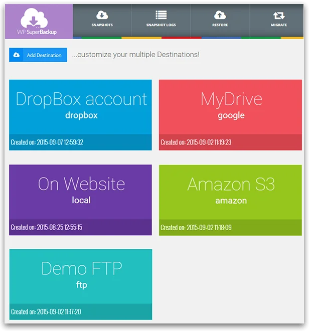 Super Backup & Clone - Migrate for WordPress - 65