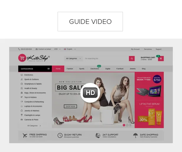 KuteShop - Thời trang, Điện tử & Thị trường Elementor WooCommerce Theme (Hỗ trợ RTL) - 16