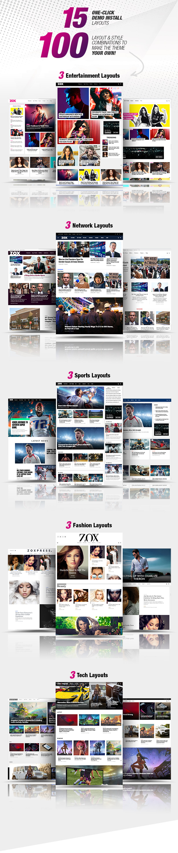 ZoxPress - Tin tức WordPress tất cả trong một Theme - 1