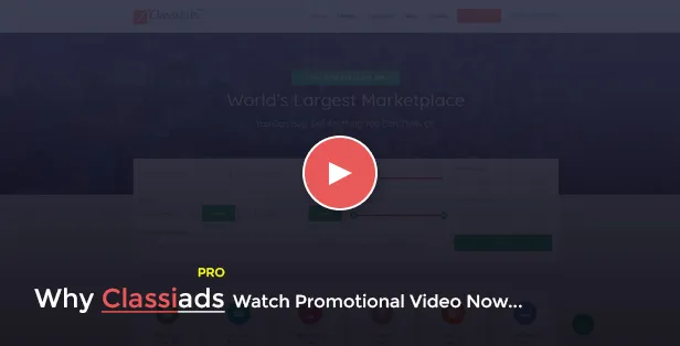 Tải xuống: Classiads - rao vặt WordPress Theme | Chủ đề hay nhất 2 video quảng cáo