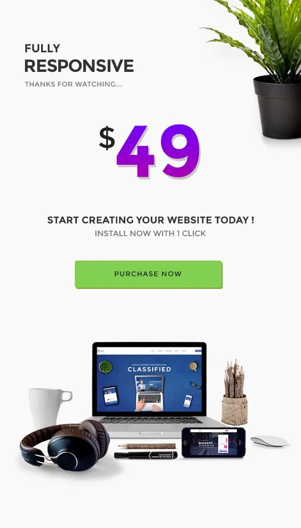 Tải xuống: Classiads - rao vặt WordPress Theme | Chủ đề hay nhất 26 WordPress được phân loại Theme