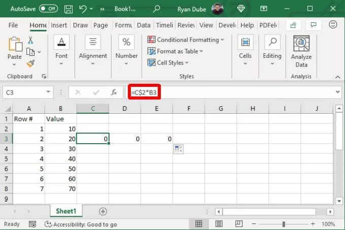 Cách sử dụng tham chiếu tuyệt đối trong Excel 16 Cách sử dụng tham chiếu tuyệt đối trong Excel