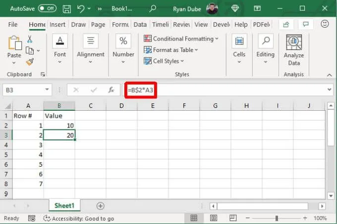 Cách sử dụng tham chiếu tuyệt đối trong Excel 12 Cách sử dụng tham chiếu tuyệt đối trong Excel