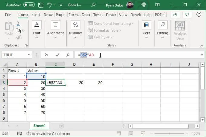 Cách sử dụng tham chiếu tuyệt đối trong Excel 22 Cách sử dụng tham chiếu tuyệt đối trong Excel