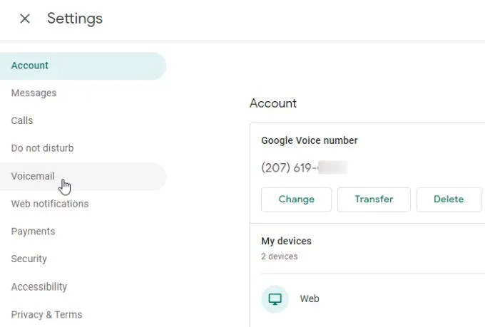 Cách thiết lập thư thoại trên Google Voice 6 Cách thiết lập thư thoại trên Google Voice