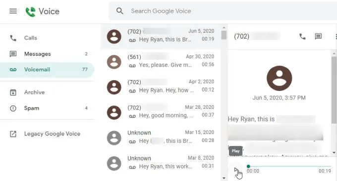 Cách thiết lập thư thoại trên Google Voice 20 Cách thiết lập thư thoại trên Google Voice