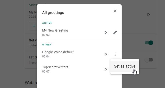 Cách thiết lập thư thoại trên Google Voice 10 Cách thiết lập thư thoại trên Google Voice
