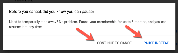 Cách hủy hoặc tạm dừng đăng ký YouTube Premium 10 Cách hủy hoặc tạm dừng đăng ký YouTube Premium