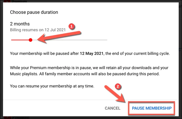 Cách hủy hoặc tạm dừng đăng ký YouTube Premium 12 Cách hủy hoặc tạm dừng đăng ký YouTube Premium