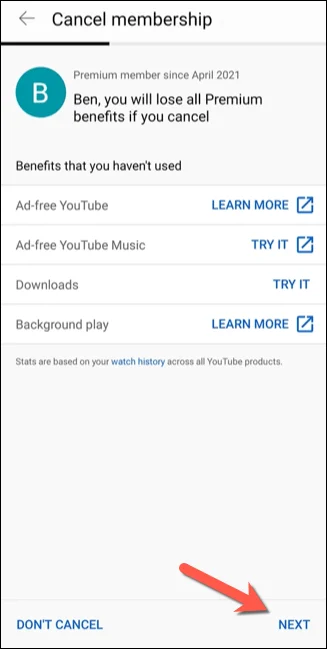 Cách hủy hoặc tạm dừng đăng ký YouTube Premium 32 Cách hủy hoặc tạm dừng đăng ký YouTube Premium